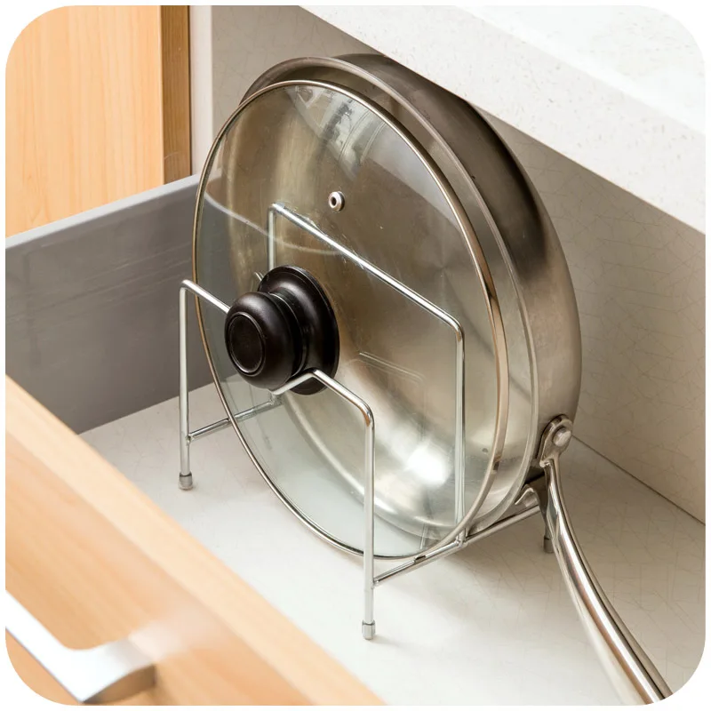 1Pcs Creative Pot Lid Shelf Storage Kitchen Tool Multi Function Stainless Steel Pan Cover Spoon Holder Stand Kitchen Accessories
1Pcs Creative Pot Lid Shelf Storage Kitchen Tool Multi Function Stainless Steel Pan Cover Spoon Holder Stand Kitchen Accessories