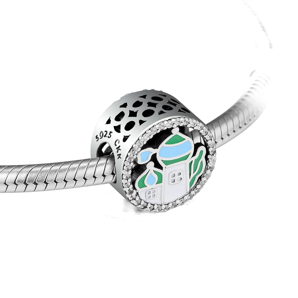 Fits for Pandora Charms Bracelets Russia Castle Beads with Clear CZ 100% 925 Sterling Silver Jewelry Free Shipping
Fits for Pandora Charms Bracelets Russia Castle Beads with Clear CZ 100% 925 Sterling Silver Jewelry Free Shipping