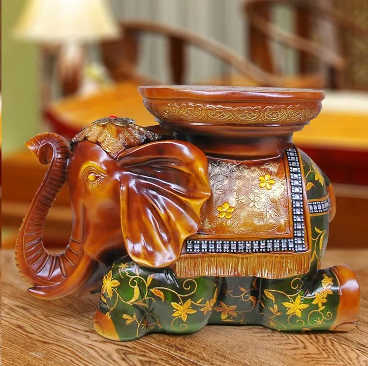 High-density green resin Lucky elephant ornaments stool European home decor furnishings resin ornaments
High-density green resin Lucky elephant ornaments stool European home decor furnishings resin ornaments