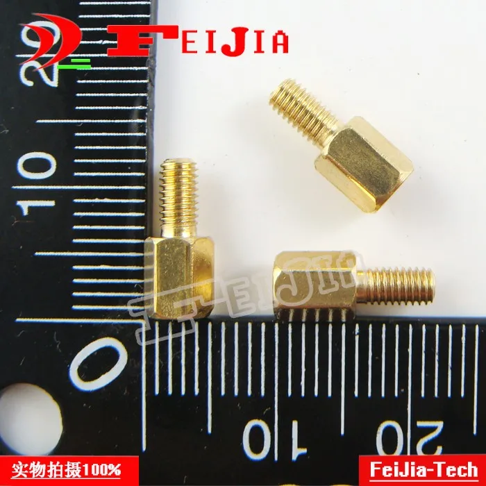 10pcs/lot M3*6mm+6 copper pillars 6mm high M3 Hexagonal column Hardware Fasteners Bolts (with nut)
10pcs/lot M3*6mm+6 copper pillars 6mm high M3 Hexagonal column Hardware Fasteners Bolts (with nut)