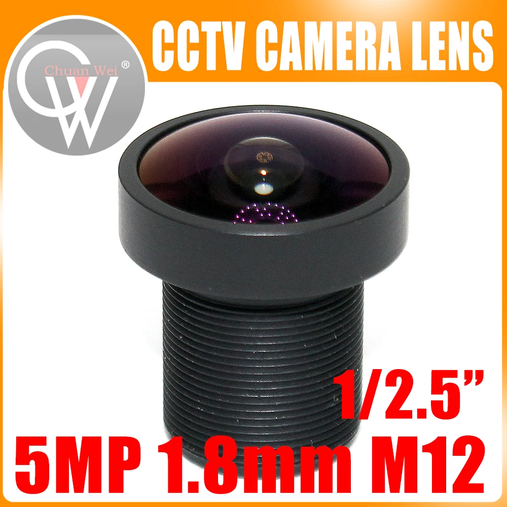 5pcs/lot 5MP 1.8mm lens 1/2.5" HD Wide Angle IR Sensitive FPV Camera lens for CCTV HD Camera ip camera
5pcs/lot 5MP 1.8mm lens 1/2.5" HD Wide Angle IR Sensitive FPV Camera lens for CCTV HD Camera ip camera