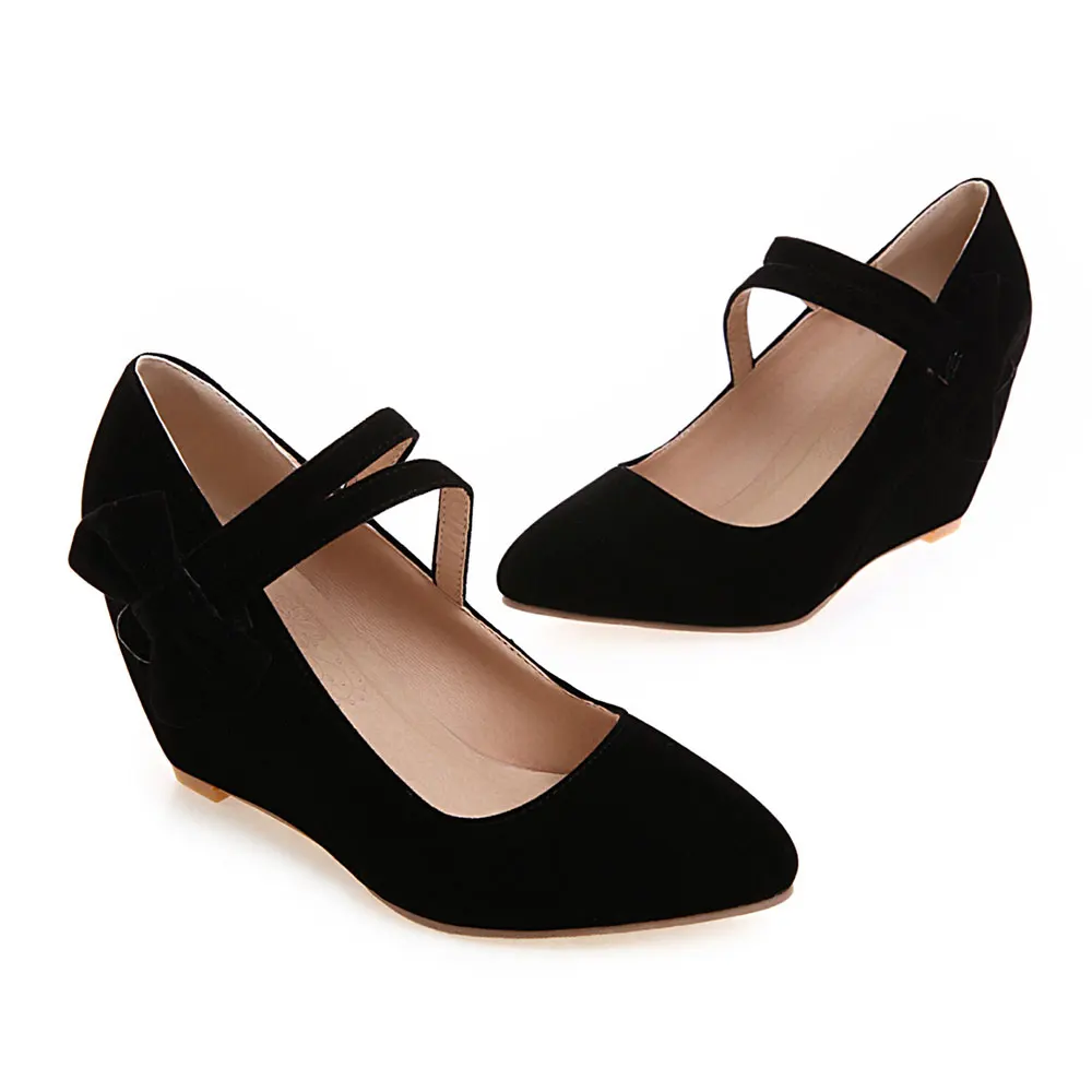 Lasyarrow size 43 fashion spring autumn new shoes woman pointed toe shallow pumps women shoes platform wedges shoes women J935
Lasyarrow size 43 fashion spring autumn new shoes woman pointed toe shallow pumps women shoes platform wedges shoes women J935