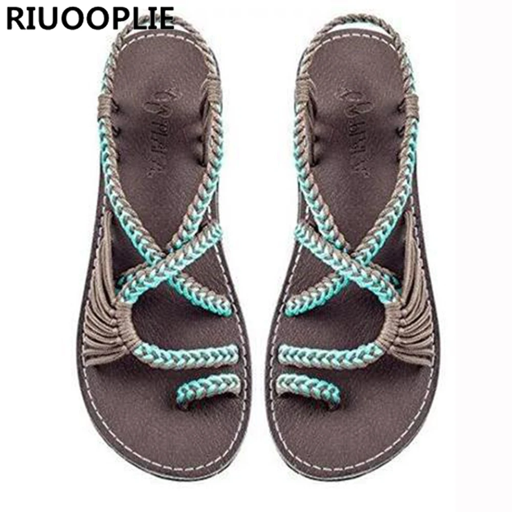 RIUOOPLIE Womens Summer Bohemian Flat Flip Flops Sandals Bandages Casual Beach Shoes
RIUOOPLIE Womens Summer Bohemian Flat Flip Flops Sandals Bandages Casual Beach Shoes