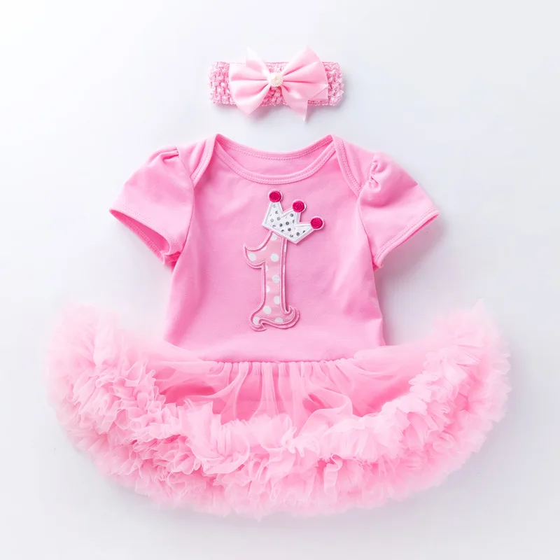 Cute Newborn Baby Girl Dress Baby Tutu Rompe Dress Infant Birthday Dress with Bow Headband 1 Year Girl Baby Birthday Dress 0-24M
Cute Newborn Baby Girl Dress Baby Tutu Rompe Dress Infant Birthday Dress with Bow Headband 1 Year Girl Baby Birthday Dress 0-24M