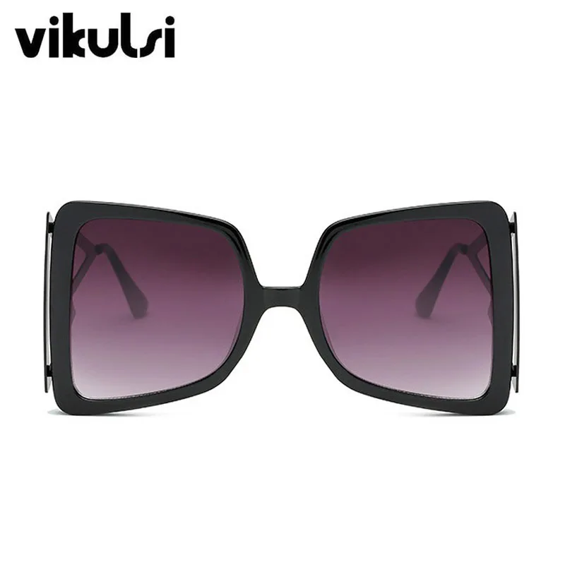 Фирменный дизайн унисекс большие квадратные солнцезащитные очки женские