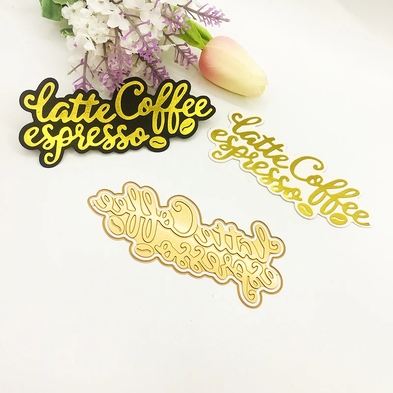 Julyarts Hot Foil Plate Word Die Coffee Metal Cutting Die For Scrapbooking Stencils Stamping Photo Album Card Die Cut Craft Die
Julyarts Hot Foil Plate Word Die Coffee Metal Cutting Die For Scrapbooking Stencils Stamping Photo Album Card Die Cut Craft Die