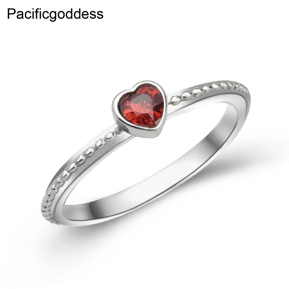 Pacificgoddess charming red zircon heart shape rings Trendy stainless steel jewelry for engagement lovers gift
Pacificgoddess charming red zircon heart shape rings Trendy stainless steel jewelry for engagement lovers gift