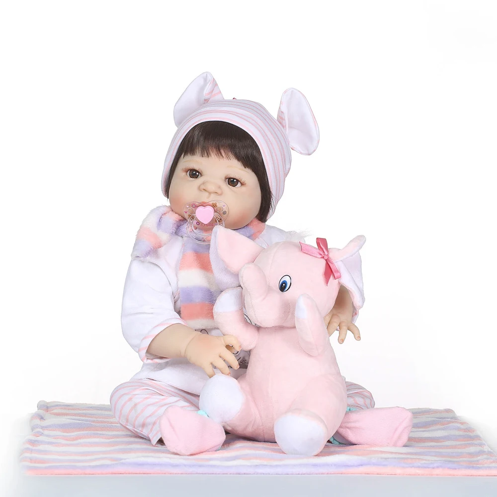 NPK Bebes reborn, 57 см, полностью закрытый силиконовый Реборн, куклы для маленьких девочек с розовым слоном, плюшевые Новорожденные, настоящие кукл...
NPK Bebes reborn, 57 см, полностью закрытый силиконовый Реборн, куклы для маленьких девочек с розовым слоном, плюшевые Новорожденные, настоящие кукл...