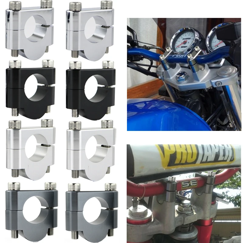 1 1/8" 28mm Motorcycle Handlebar Riser Clamps For Husaberg FC450 FC550 FE250 FE350 FE390 FE450 FE450E FE501 FE550E FE570 FE650E
1 1/8" 28mm Motorcycle Handlebar Riser Clamps For Husaberg FC450 FC550 FE250 FE350 FE390 FE450 FE450E FE501 FE550E FE570 FE650E