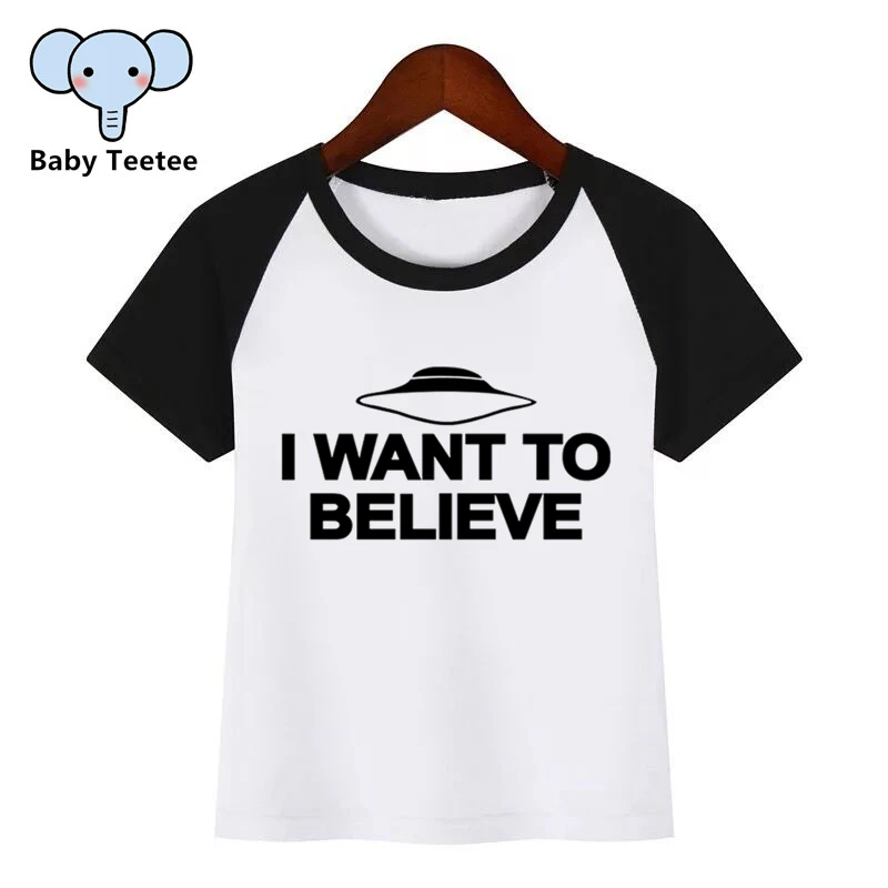 Детская летняя футболка, футболки с принтом I Want To Believe, хлопковые топы для мальчиков и девочек, детская модная футболка
Детская летняя футболка, футболки с принтом I Want To Believe, хлопковые топы для мальчиков и девочек, детская модная футболка