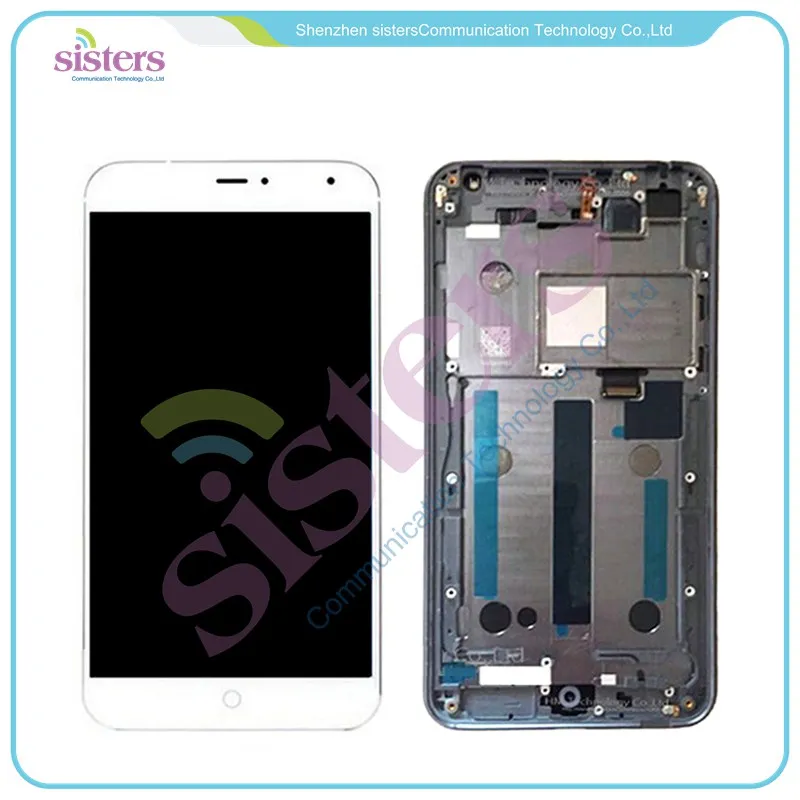 Wholesale High Quality White Black LCD Display & Touch Screen Digitizer Full Assembly with frame For Meizu MX4 MX 4
Wholesale High Quality White Black LCD Display & Touch Screen Digitizer Full Assembly with frame For Meizu MX4 MX 4
