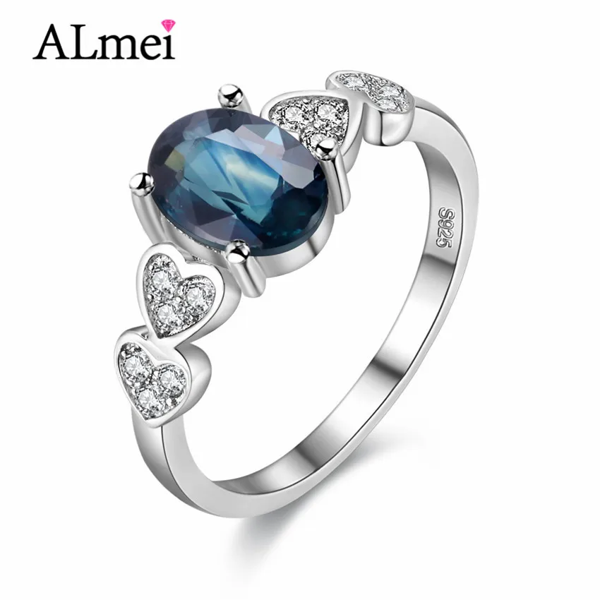 Almei 0.7ct Натуральный Синий сапфир камень ретро серебро обручальное кольцо S925 изысканные ювелирные изделия для женщин с коробкой 40% FJ023
Almei 0.7ct Натуральный Синий сапфир камень ретро серебро обручальное кольцо S925 изысканные ювелирные изделия для женщин с коробкой 40% FJ023