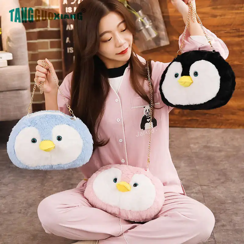 Cute Cartoon Penguin Plush backpack Toys Satchel Soft Stuffed Animal Lovely Birthday Gift for Kid girl Xmas Present school bag
Cute Cartoon Penguin Plush backpack Toys Satchel Soft Stuffed Animal Lovely Birthday Gift for Kid girl Xmas Present school bag