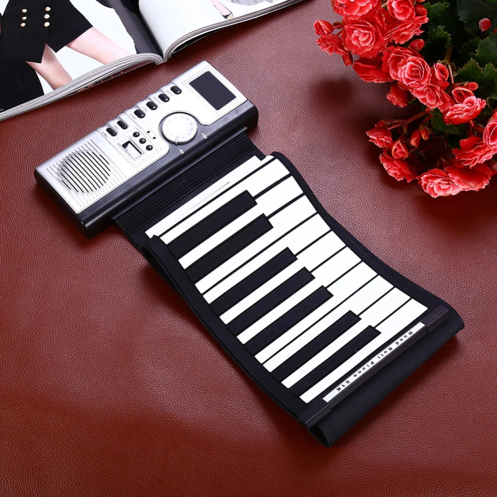 61 Keys Electronic Keyboard Toy Flexible Roll Up Electronic Soft Keyboard Piano Portable 61 Keys Piano for Beginners
61 Keys Electronic Keyboard Toy Flexible Roll Up Electronic Soft Keyboard Piano Portable 61 Keys Piano for Beginners