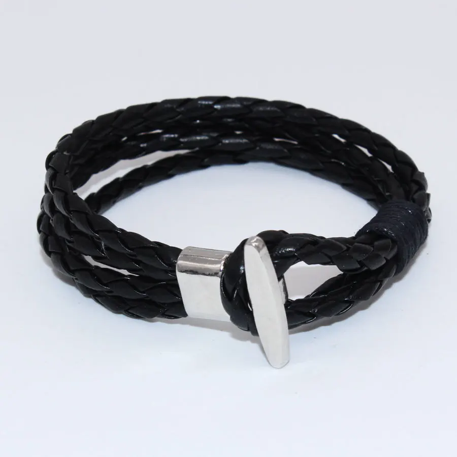 wbo403 new buckle leather bracelet bracelet high-quality multi-layer leather bracelet jewelry trade
wbo403 new buckle leather bracelet bracelet high-quality multi-layer leather bracelet jewelry trade