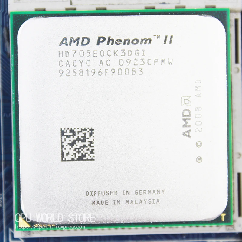 Процессор AMD Phenom II X3 705E трехъядерный процессор (2 5 ГГц/6 м/65 Вт/2000 ГГц) разъем am3 am2 + 938