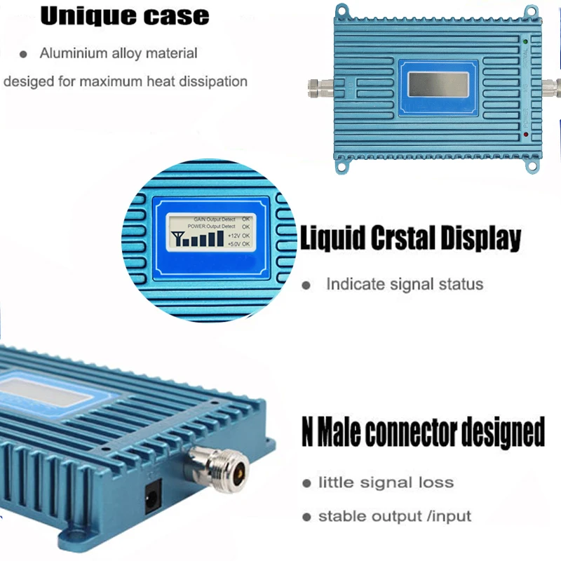 4G LTE Amplifier Repeater LCD 4G 2600MHz cellular Signal Booster 70dBi Gain 2600 4G LTE Amplifier Mobile Phone Signal Repeater
4G LTE Amplifier Repeater LCD 4G 2600MHz cellular Signal Booster 70dBi Gain 2600 4G LTE Amplifier Mobile Phone Signal Repeater