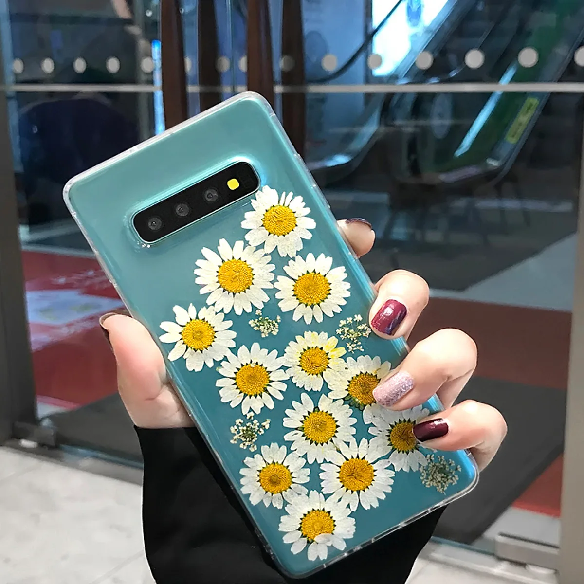 Прозрачный чехол накладка ручной работы для Samsung Galaxy S9 S10 Plus S10E S8 Note 8 9 с