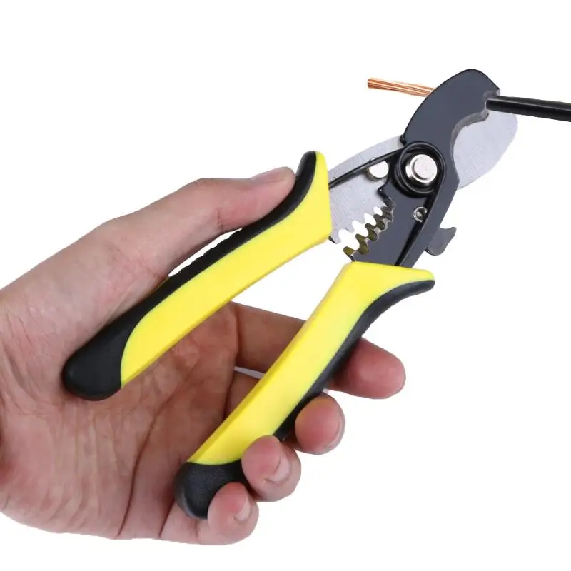 Portable Cable Wire Stripper Tool Pliers Crimping Cable Stripping Wire Cutters Multifunctional Crimping Stripping Plier Tools
Portable Cable Wire Stripper Tool Pliers Crimping Cable Stripping Wire Cutters Multifunctional Crimping Stripping Plier Tools