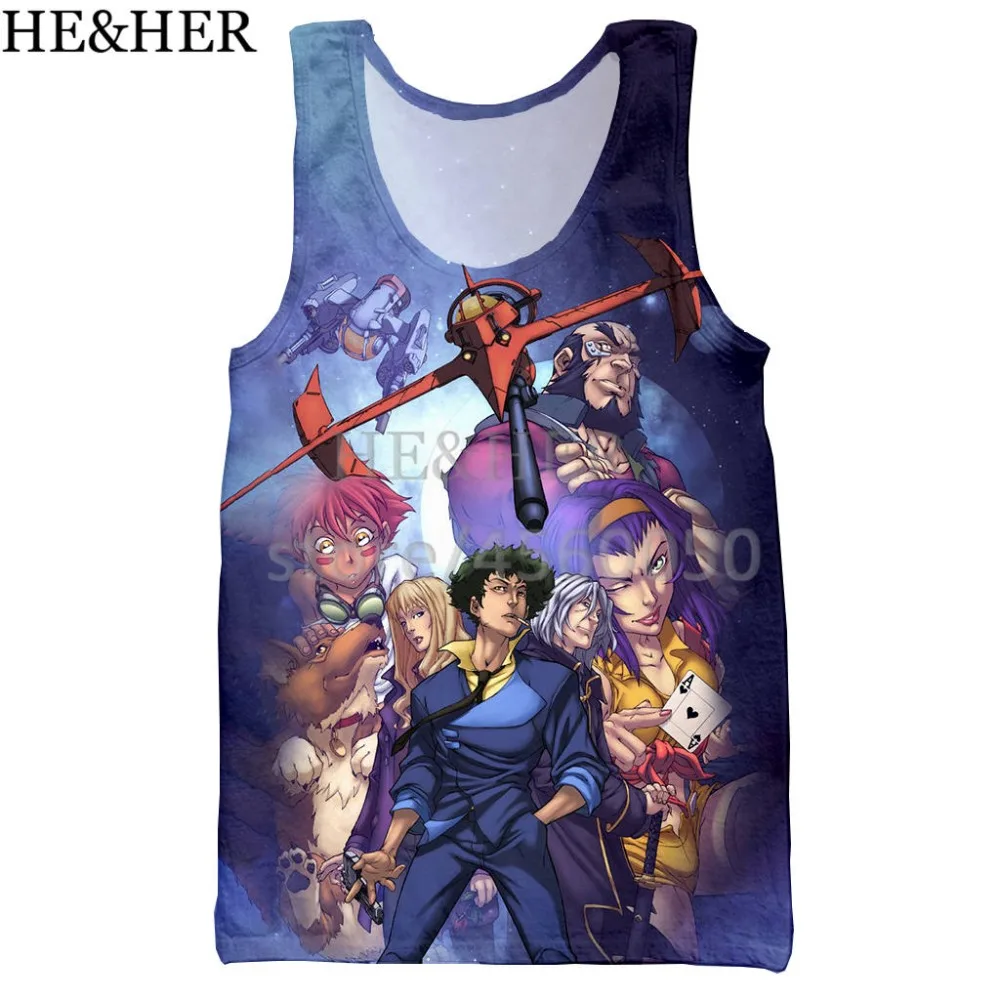 Anime Cowboy Bebop 3D printed tank top for men fashion cool summer tank top work out men women tank tops halter tank top
Anime Cowboy Bebop 3D printed tank top for men fashion cool summer tank top work out men women tank tops halter tank top