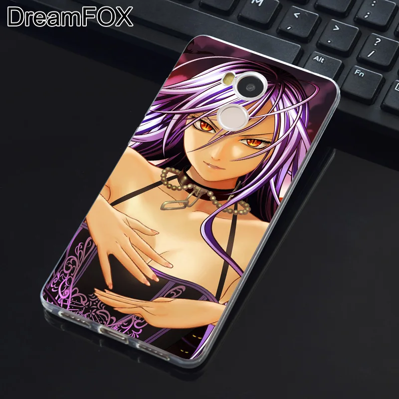 DREAMFOX K126 nime Girl Vampire Soft TPU Silicone Case Cover For Xiaomi Redmi Note 3 4 5 Plus 3S 4A 4X 5A Pro Global |