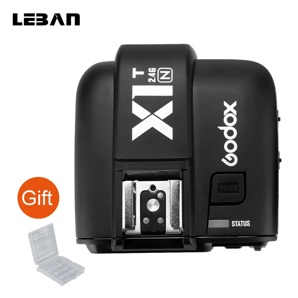 Godox X1T-N 2 4G E-TTL Беспроводная вспышка Speedlite одиночный передатчик (TX) для Nikon D800 D3X D3 D2X