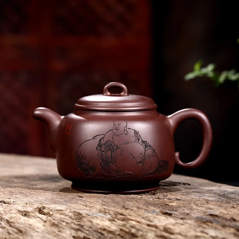 Recommended yixing all hand undressed ore jade chopstick purple clay teapot famous engraving LOGO custom gift tea set
Recommended yixing all hand undressed ore jade chopstick purple clay teapot famous engraving LOGO custom gift tea set