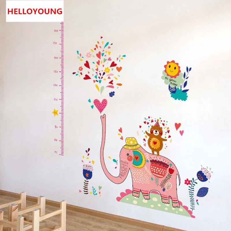 QT-0212 DIY Wall Sticker Elephants Spray Wallpapers Art Mural Waterproof BaBy Room Measuring Height Wall Stickers Home Decor
QT-0212 DIY Wall Sticker Elephants Spray Wallpapers Art Mural Waterproof BaBy Room Measuring Height Wall Stickers Home Decor