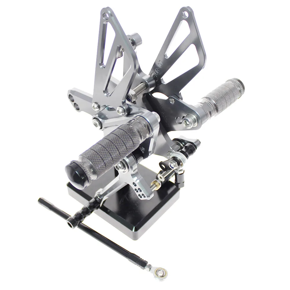 For Kawasaki ZX10R ZX-10R ZX 10R 2011-2016 Motorcycle Rearset Footrest Footpeg CNC Adjustable Aluminum Pedal Foot Peg Rear Set
For Kawasaki ZX10R ZX-10R ZX 10R 2011-2016 Motorcycle Rearset Footrest Footpeg CNC Adjustable Aluminum Pedal Foot Peg Rear Set