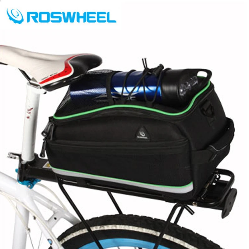 ROSWHEEL Mountain Bike Bicycle Bicicleta Bag Rear Carrier Bags Rear Pack Trunk Pannier Larger Capacity With Rain Cover
ROSWHEEL Mountain Bike Bicycle Bicicleta Bag Rear Carrier Bags Rear Pack Trunk Pannier Larger Capacity With Rain Cover