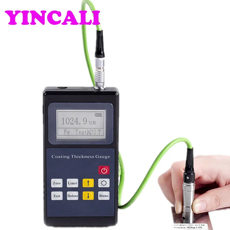 Coating Thickness Gauge Leeb222 Operating principle Magnetic induction or Eddy current Paint Thickness Tester Digital Gauge
Coating Thickness Gauge Leeb222 Operating principle Magnetic induction or Eddy current Paint Thickness Tester Digital Gauge