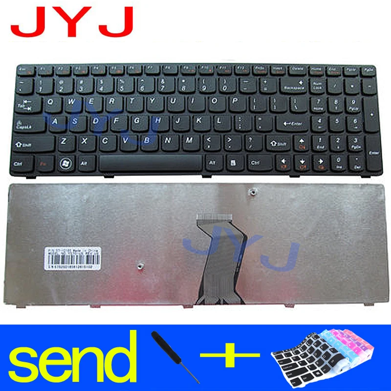 New laptop Keyboard For Lenovo Ideapad Y570 Y570N Y570NT Y570P Y570I Send a transparent protective film
New laptop Keyboard For Lenovo Ideapad Y570 Y570N Y570NT Y570P Y570I Send a transparent protective film