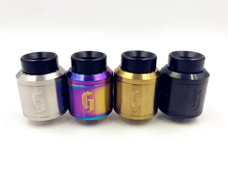 Goon 528 25 RDA Electronic Cigarette 810 Drip Tip 25MM Rebuildable Mech Vape Tank Atomizer for 510 Battery Box Mod Vaporizer Kit
Goon 528 25 RDA Electronic Cigarette 810 Drip Tip 25MM Rebuildable Mech Vape Tank Atomizer for 510 Battery Box Mod Vaporizer Kit