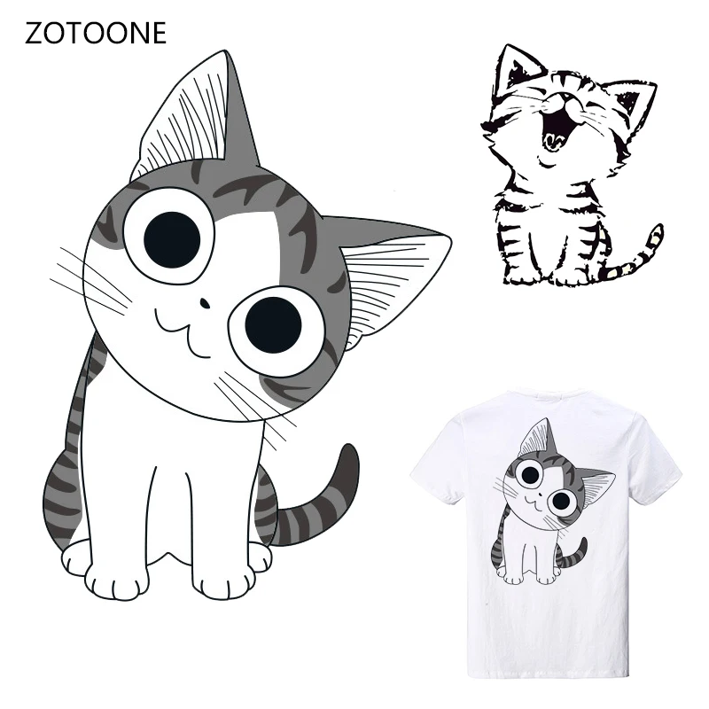 ZOTOONE Punk Cat Patches For Girl Clothing Dress DIY stickers Iron On Transfers Love Flower Patch Washable Accessory Heat Press
ZOTOONE Punk Cat Patches For Girl Clothing Dress DIY stickers Iron On Transfers Love Flower Patch Washable Accessory Heat Press