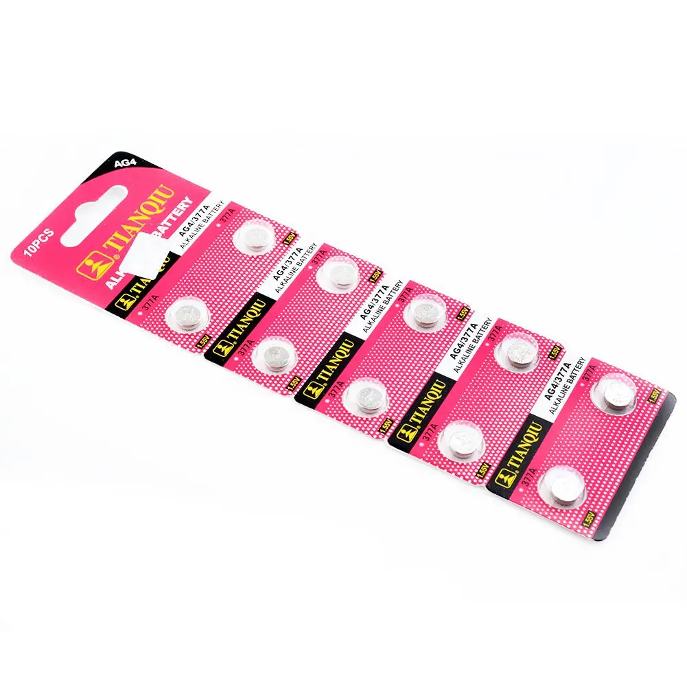 100pcs AG4 GA4 SR626 376 377 565 D377 LR626 LR66 SR66 Button Cell Coin Battery 100 x AG4 SR626 LR626 377 177 G4 1.55V Cell
100pcs AG4 GA4 SR626 376 377 565 D377 LR626 LR66 SR66 Button Cell Coin Battery 100 x AG4 SR626 LR626 377 177 G4 1.55V Cell