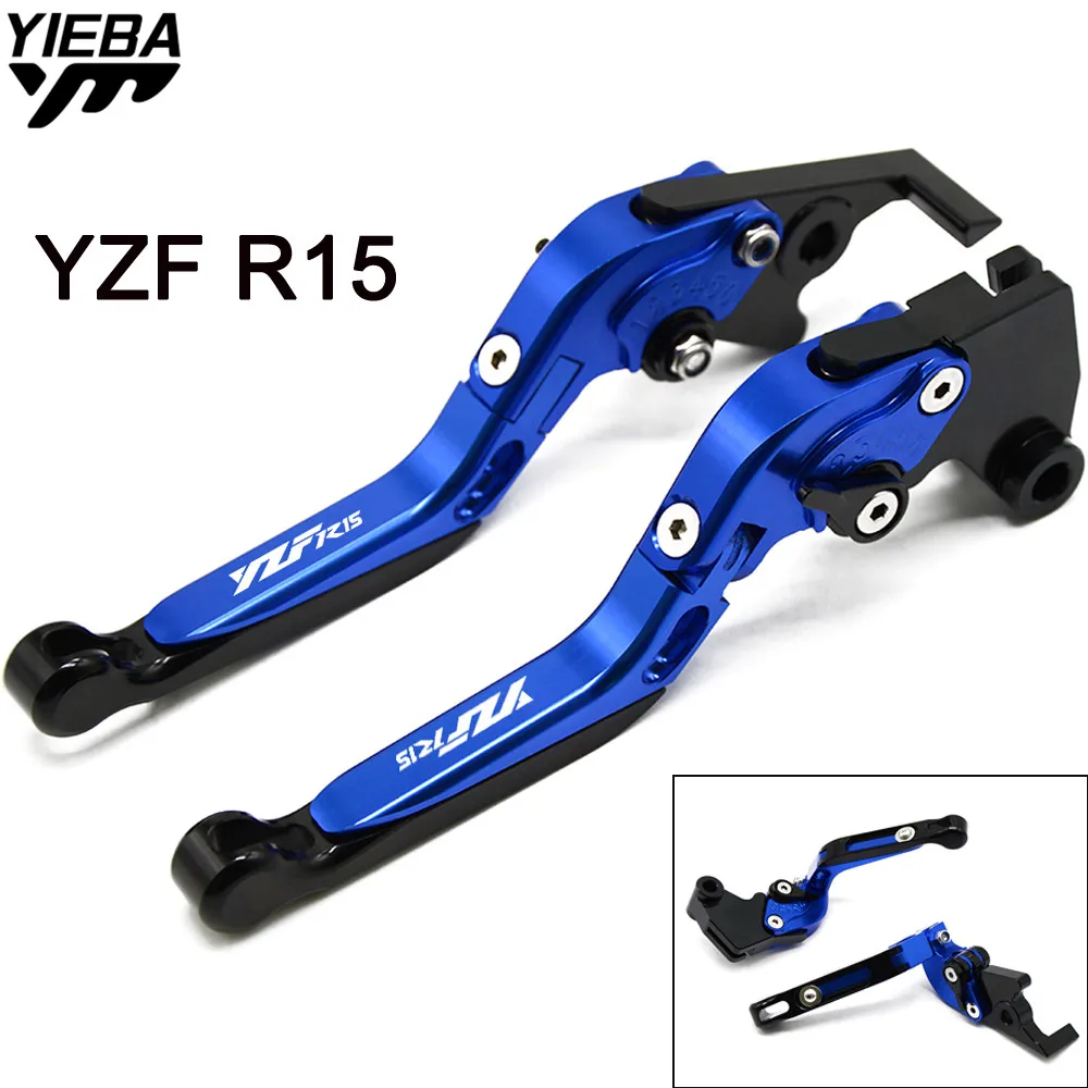 Фото Регулируемые складные рычаги сцепления для мотоциклов Yamaha YZF R15 R 15 2008 2016 2015 2014 2013