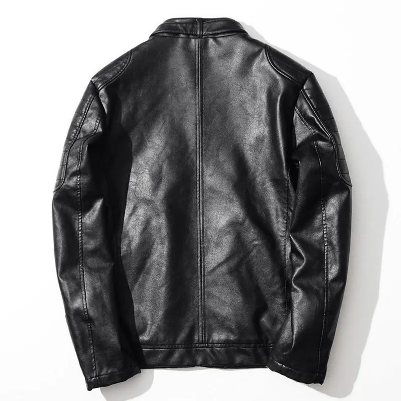 Nice Pop-quality New Spring Fashion Men Leather Jacket Men Leather Motorcycle Clothing Casual Solid Color Coat
Nice Pop-quality New Spring Fashion Men Leather Jacket Men Leather Motorcycle Clothing Casual Solid Color Coat