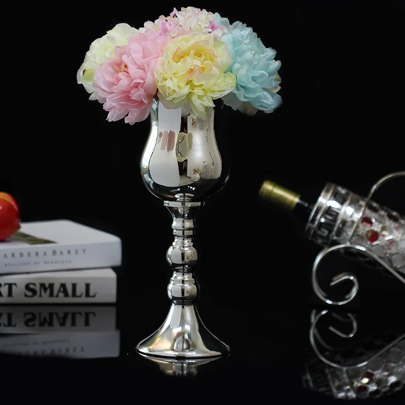 Luxurious Silver pla flower vases iron metal modern Table home decoration vase and tall vases for wedding flowerpots vase HP 024
Luxurious Silver pla flower vases iron metal modern Table home decoration vase and tall vases for wedding flowerpots vase HP 024
