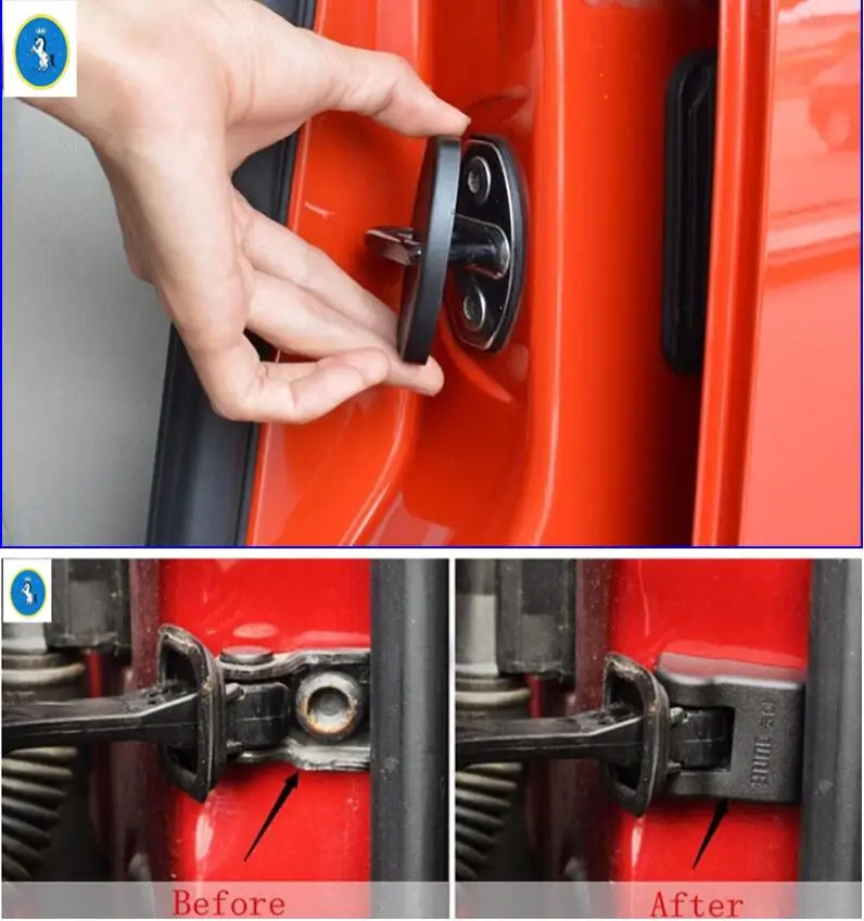 Yimaautotrims Auto Accessory Inner Car Door Stop Rust Waterproof & Lock Protector Cover For Volkswagen T-Roc T Roc 2018 - 2021
Yimaautotrims Auto Accessory Inner Car Door Stop Rust Waterproof & Lock Protector Cover For Volkswagen T-Roc T Roc 2018 - 2021