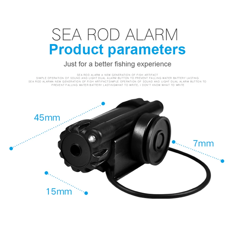 Fishing Bite Alarm Alert Audio Visual Signals for Rod Fish Line Tackling Tool C55K Sale | Спорт и развлечения