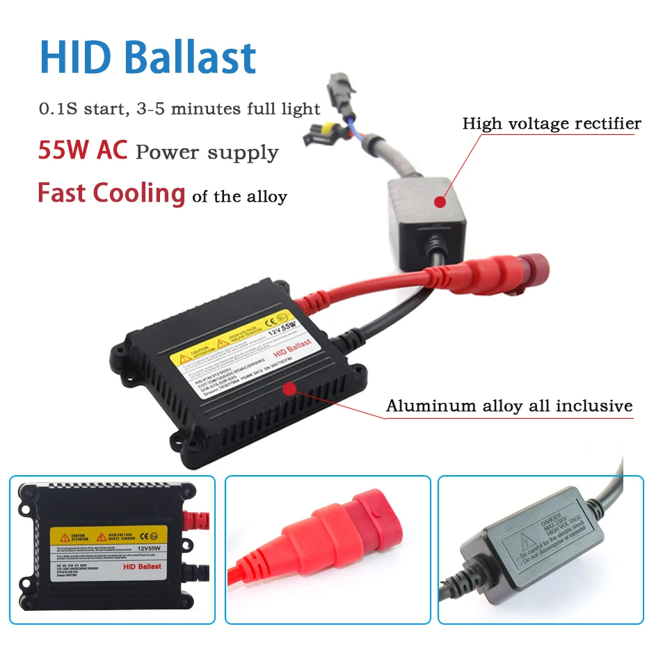 Ксенон H1 Hid комплект 55 Вт H7 H3 ксенон H8 H10 H11 H27 HB3 HB4 H13 9005 9006 автомобиля ксеноновый