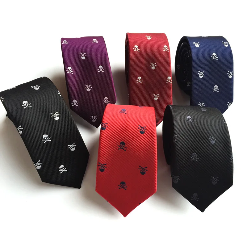New Fashion Men's Tie 1200 Pin 6cm Narrow Version Skull Decoration Tie Halloween Tie Ghost Festival Tie Gifts for Men
New Fashion Men's Tie 1200 Pin 6cm Narrow Version Skull Decoration Tie Halloween Tie Ghost Festival Tie Gifts for Men