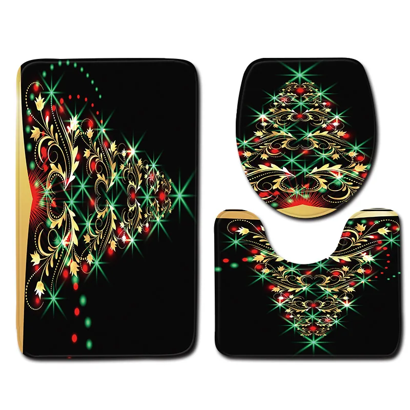 Zeegle Christmas Toilet Mat 3pcs/set Bathroom Carpet Shower Mat Absorbent Bath Mat Bathroom Rug Non-slip Bath Carpet Shower Mats
Zeegle Christmas Toilet Mat 3pcs/set Bathroom Carpet Shower Mat Absorbent Bath Mat Bathroom Rug Non-slip Bath Carpet Shower Mats