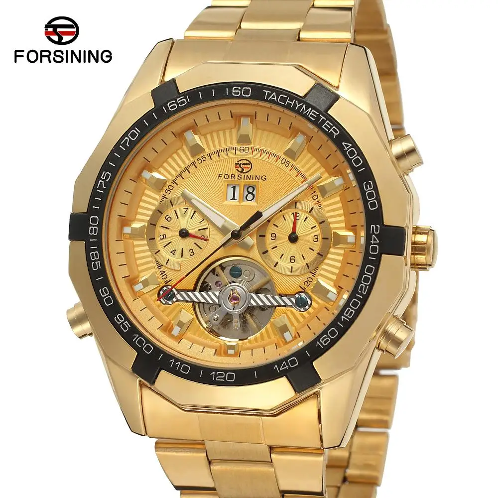 FORSINING Men's Watch Fashion Automatic Stainless Steel Bracelet Luxury Analog Dress Waterproof Wristwatch FSG340M4G3
FORSINING Men's Watch Fashion Automatic Stainless Steel Bracelet Luxury Analog Dress Waterproof Wristwatch FSG340M4G3