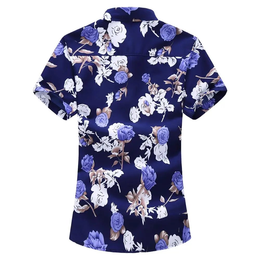 Mens Floral Print Shirts Short Sleeve Button Down Shirt Men Summer 2019 Hawaiian Shirt Social Casual Slim Fit Oversize 7XL
Mens Floral Print Shirts Short Sleeve Button Down Shirt Men Summer 2019 Hawaiian Shirt Social Casual Slim Fit Oversize 7XL