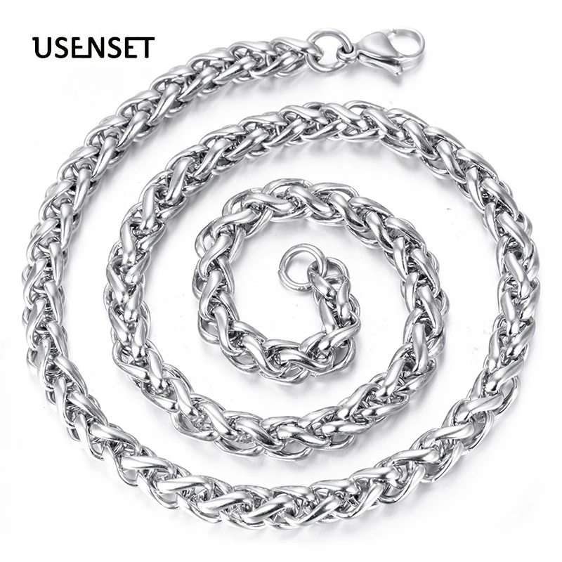 8MM Keel Chains 304 Stainless Steel Necklaces For Men Women Rope Choker Fashion Charm Jewelry
8MM Keel Chains 304 Stainless Steel Necklaces For Men Women Rope Choker Fashion Charm Jewelry