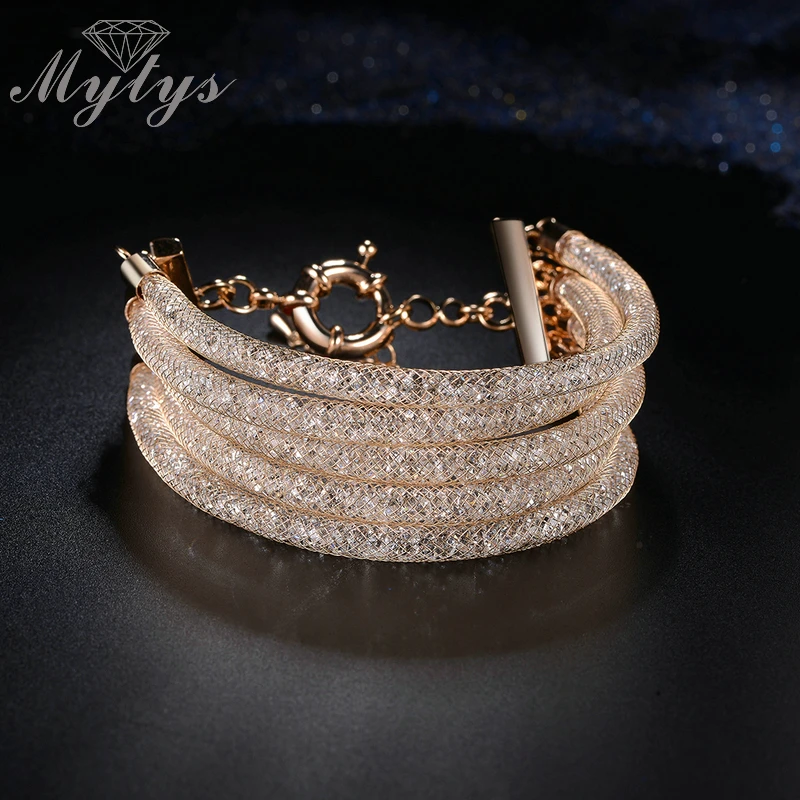 Mytys High Quality Crystal Wire Mesh Net Necklace Multi Layers Choker Necklace Short Jewelry Sets Bracelet Necklace Sets CN275
Mytys High Quality Crystal Wire Mesh Net Necklace Multi Layers Choker Necklace Short Jewelry Sets Bracelet Necklace Sets CN275