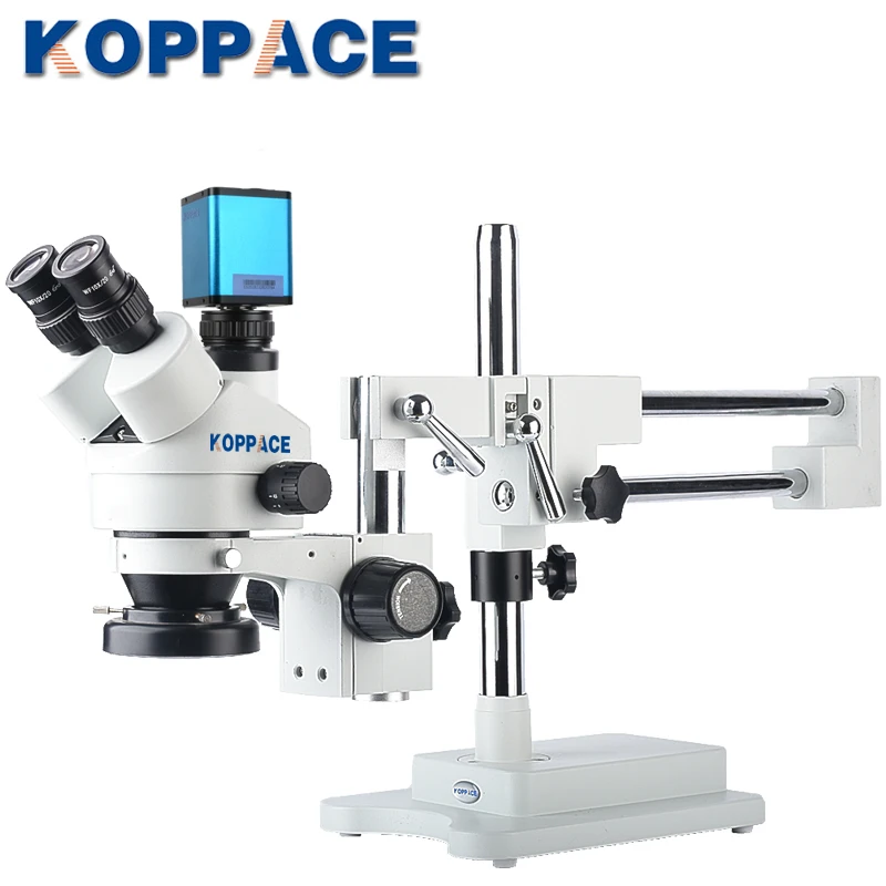 KOPPACE 3.5X-90X Trinocular Stereo Microscope HDMI HD AutoFocus Industrial Microscope Camera Can Take Pictures and Videos
KOPPACE 3.5X-90X Trinocular Stereo Microscope HDMI HD AutoFocus Industrial Microscope Camera Can Take Pictures and Videos