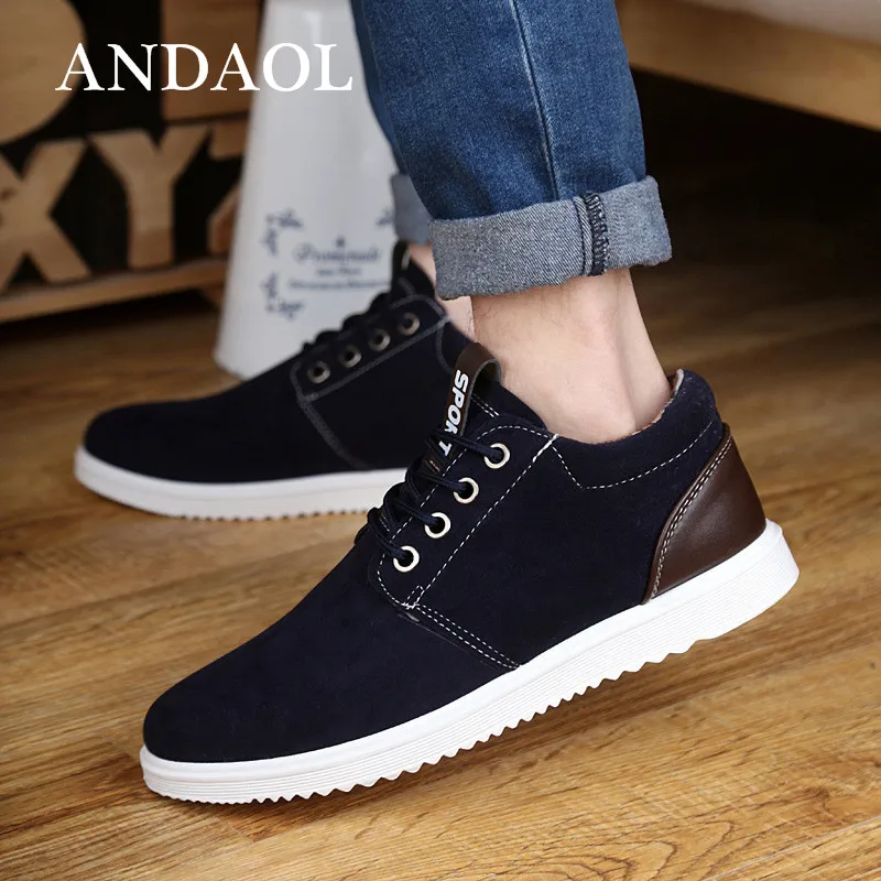 ANDAOL Men's Leather Casual Shoes Top Quality Suede Leathe Non-Slip Business Office Shoes New Fashion Lace-Up Driving Shoes
ANDAOL Men's Leather Casual Shoes Top Quality Suede Leathe Non-Slip Business Office Shoes New Fashion Lace-Up Driving Shoes