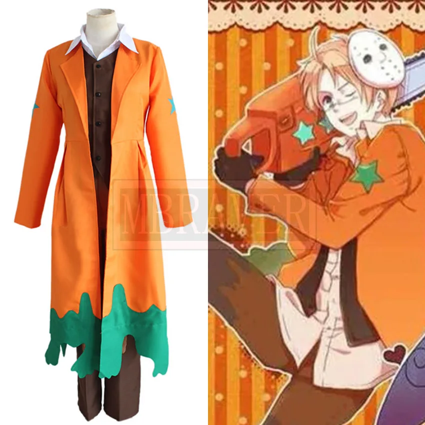 Аниме APH Axis Power Hetalia Haloween Ver America Альфред Ф. Костюм для косплея Jones
Аниме APH Axis Power Hetalia Haloween Ver America Альфред Ф. Костюм для косплея Jones